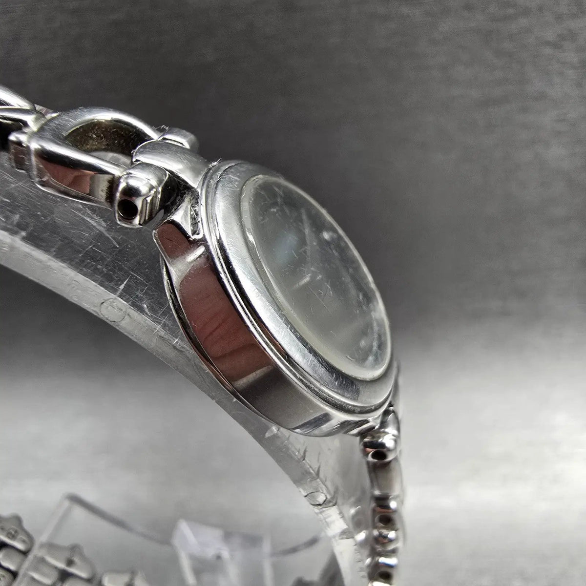 Seiko Watch Women 19mm Black Dial Silver Tone Round 1N00-0LK0 New Battery3