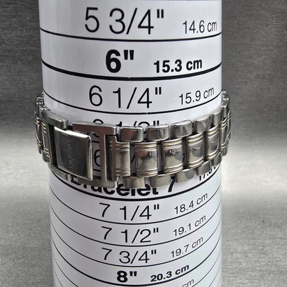 Seiko Lucent Watch Men 32mm Champagne Dial Silver Round 5E21-6B00 New Batt JDM9