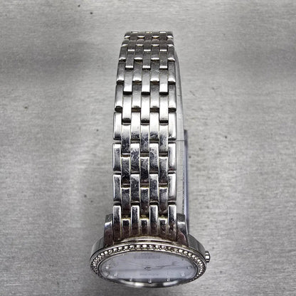 Citizen Eco-Drive Watch Women 30mm White Dial Silver Gemmed B023-R014676 Works4