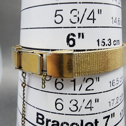 Seiko Watch Women 18mm Champagne dial Gold Tone Rectangle 2c205029 New Battery10