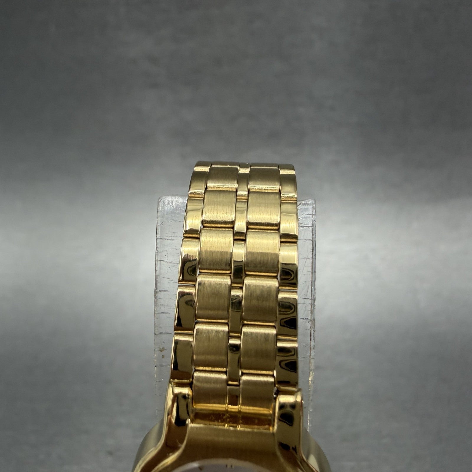Seiko Watch Women 19mm White Dial Gold Tone Round V4010099 New Batt NOS W/Box4