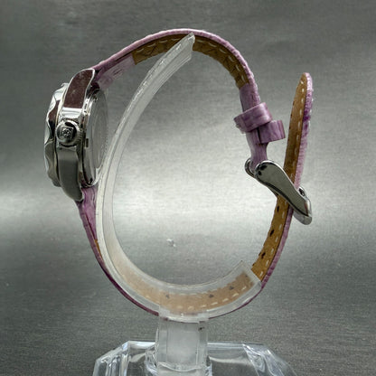 Invicta Pro Diver Watch Women 25mm Purple Dial Steel Date Round 11713 New Batt6