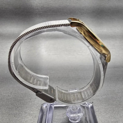 Skagen Anita Watch Women 30mm Silver Dial Gold Tone Round SKW2340 New Battery8