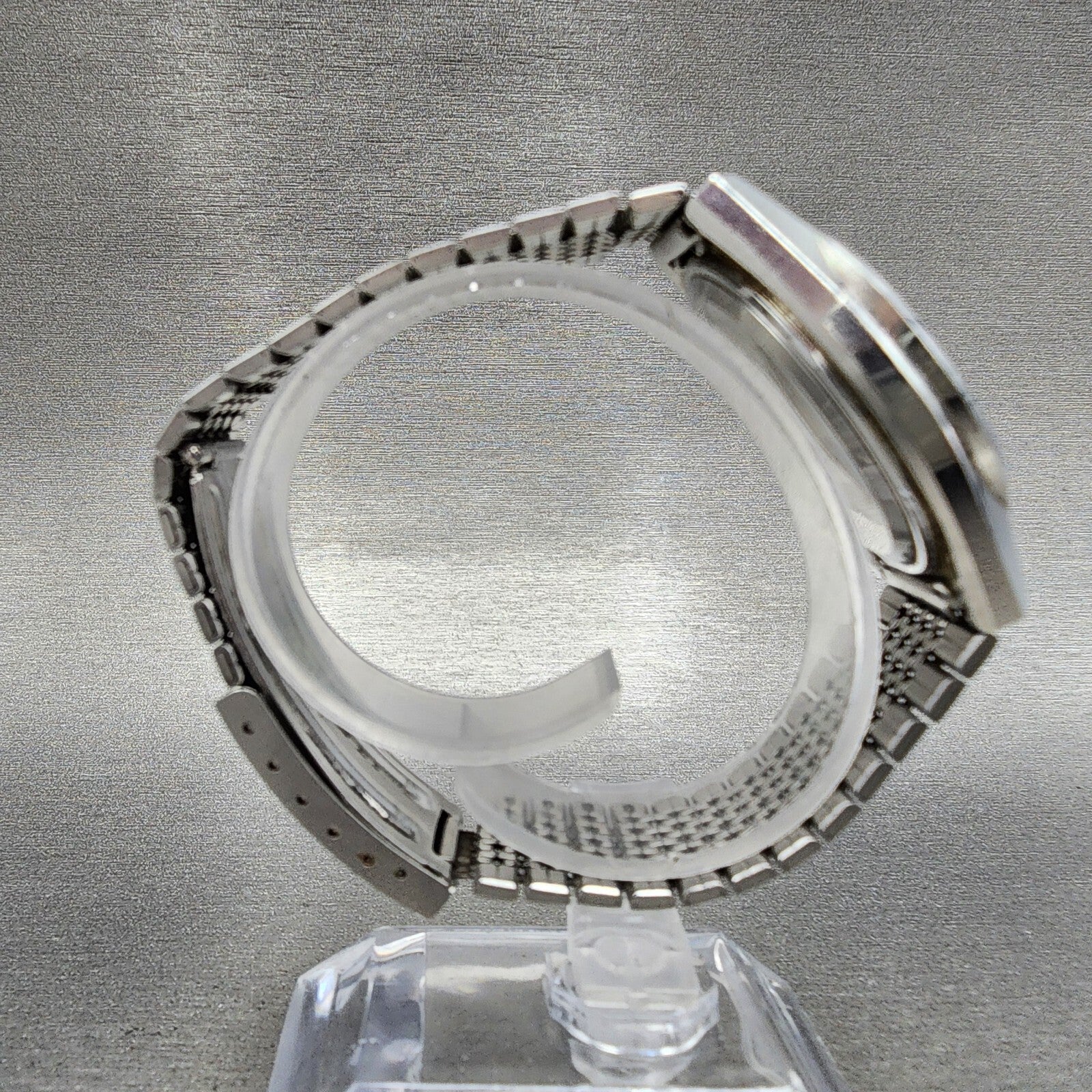 Seiko Type 2 Watch Men 35mm White Dial Steel Daydate Round 71238100 PARTS9