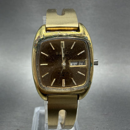 Seiko Automatic Watch Women 23mm Brown Dial Gold Plated Automatic 27063019 PART0