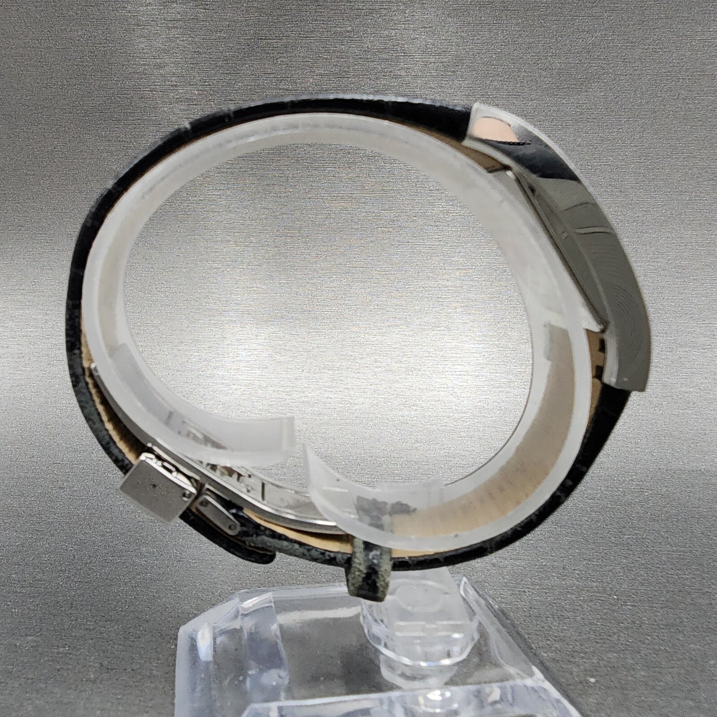 Burberry Tank Watch Women 18mm White Dial Steel Rectangle 14000L New Battery