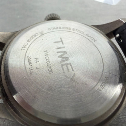 Timex Expedition Scout Watch Men 41mm Cream Dial Silver Tone Date T49963 New Bat9