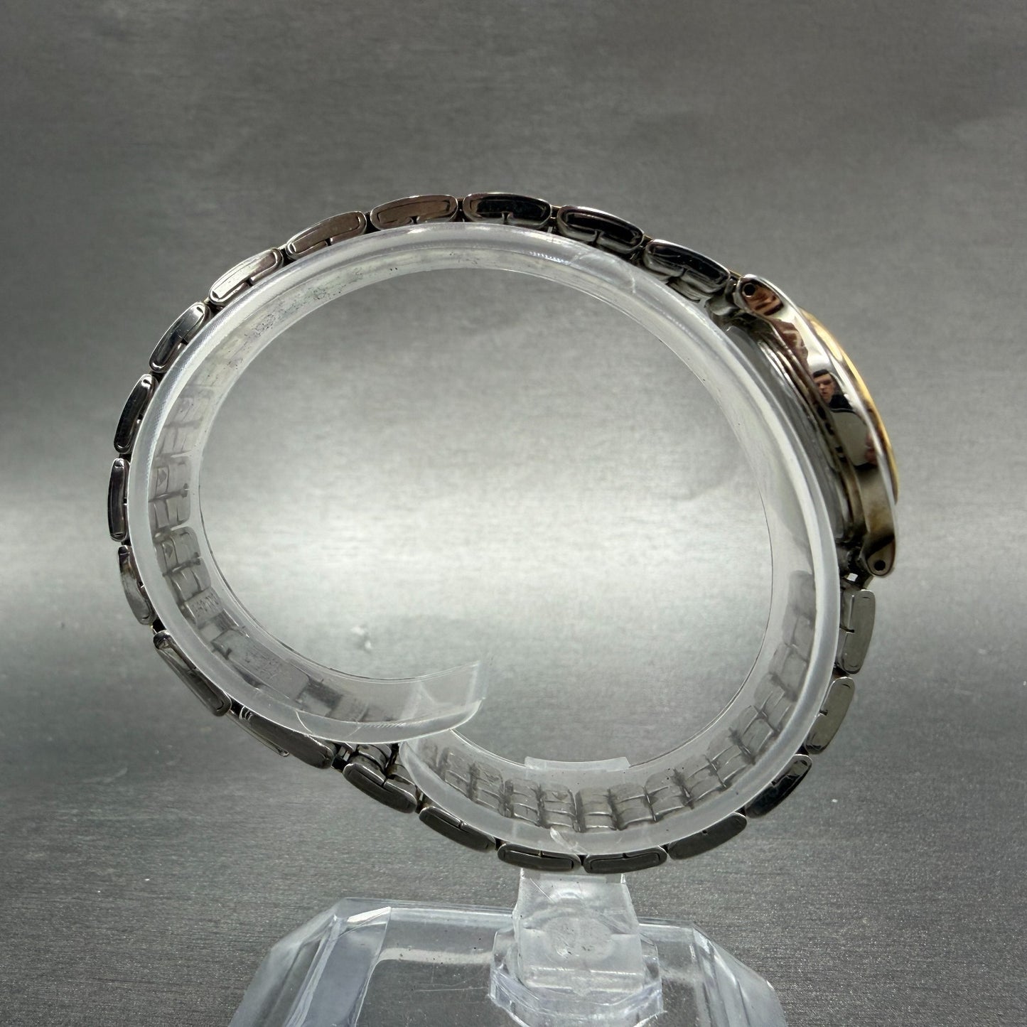 Seiko Watch Women 22mm Silver Dial Two Tone Round 4N21-0960 New Battery Vintage8