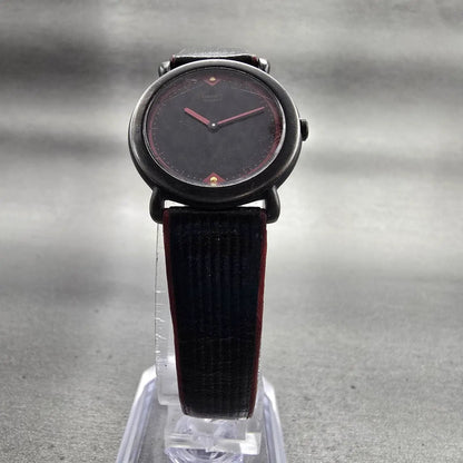 Seiko Watch Women 24mm Black Dial Black Tone Round 2C20-0409 New Battery Vintage5