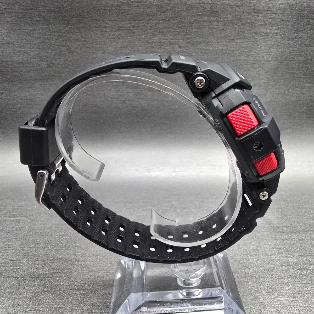 Casio G-Shock Mudman G-9000 Watch Men 46mm Black Red Chrono Alarm New Battery8