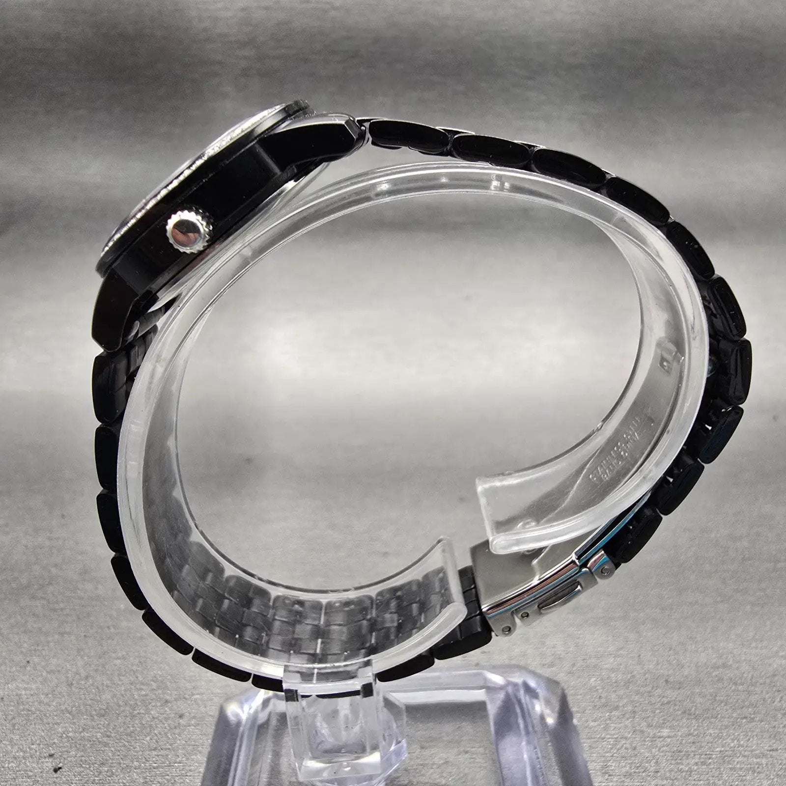 Citizen Watch Women 26mm Black Dial Black & Silver Tone Date G011-S106851 NewBat6