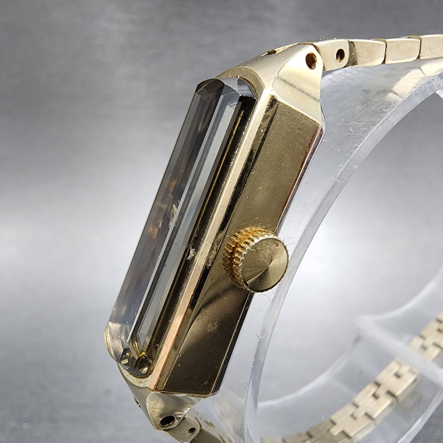 Seiko Watch Women 12mm Brown Dial Gold Tone Manual Wind 1520366G PARTS3
