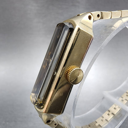 Seiko Watch Women 12mm Brown Dial Gold Tone Manual Wind 1520366G PARTS3