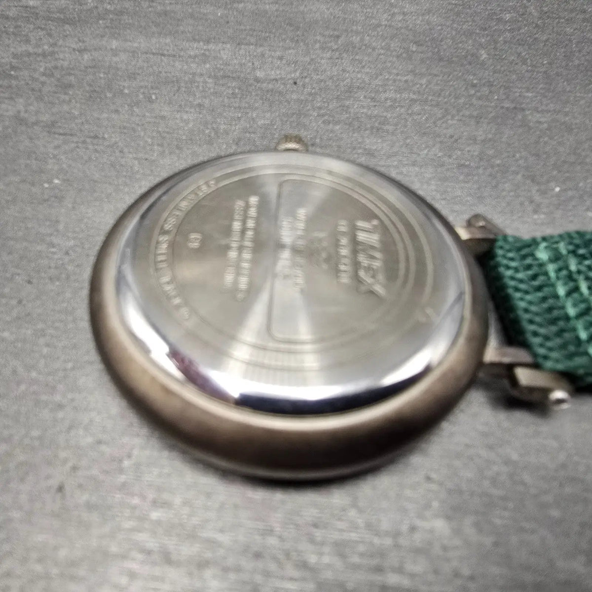 Timex Expedition Pocket Watch Men 45mm Green Dial  Gray Round New Battery12