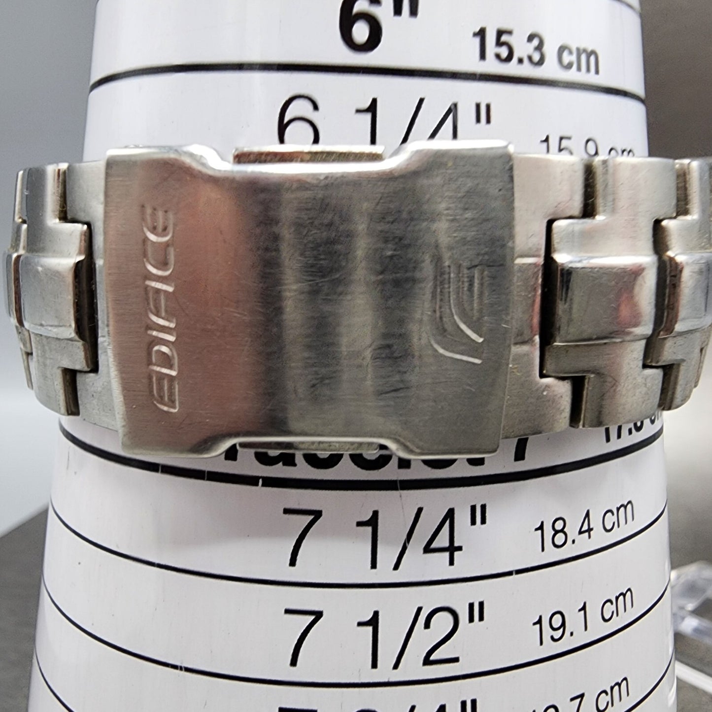 Casio Edifice MCWE300 Watch Men 48mm Black Dial Steel Solar Alarm Chrono Works11