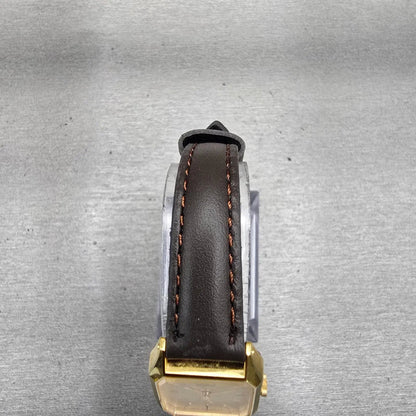 Seiko Watch Women 19mm Champagne Dial Gold Tone Rectangle 5421-5110 New Battery4