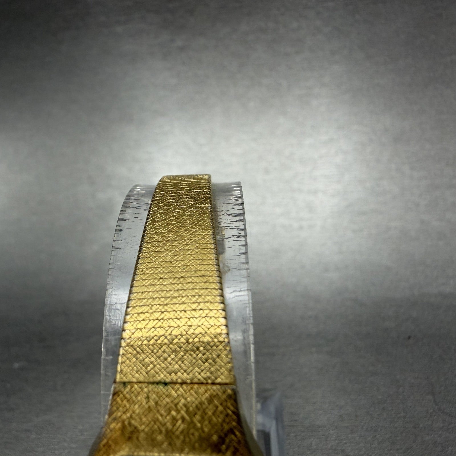 Seiko Watch Women 16mm Gold Dial Gold Tone Octagon 2C21-5409 New Battery4