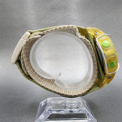 Casio baby G Watch Women 46mm Digital White Dial Clear Case Round BG340 New Batt8