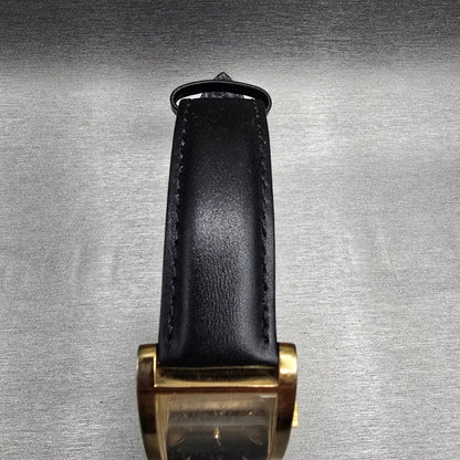 Citizen Tank Watch Men 27mm Black Dial Gold Date Rectangle 1020-S030832 New Batt4