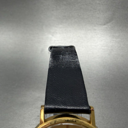 Seiko Watch Men 32mm Champagne Dial Gold Tone Round VTG 2C21-0120 New Battery 24