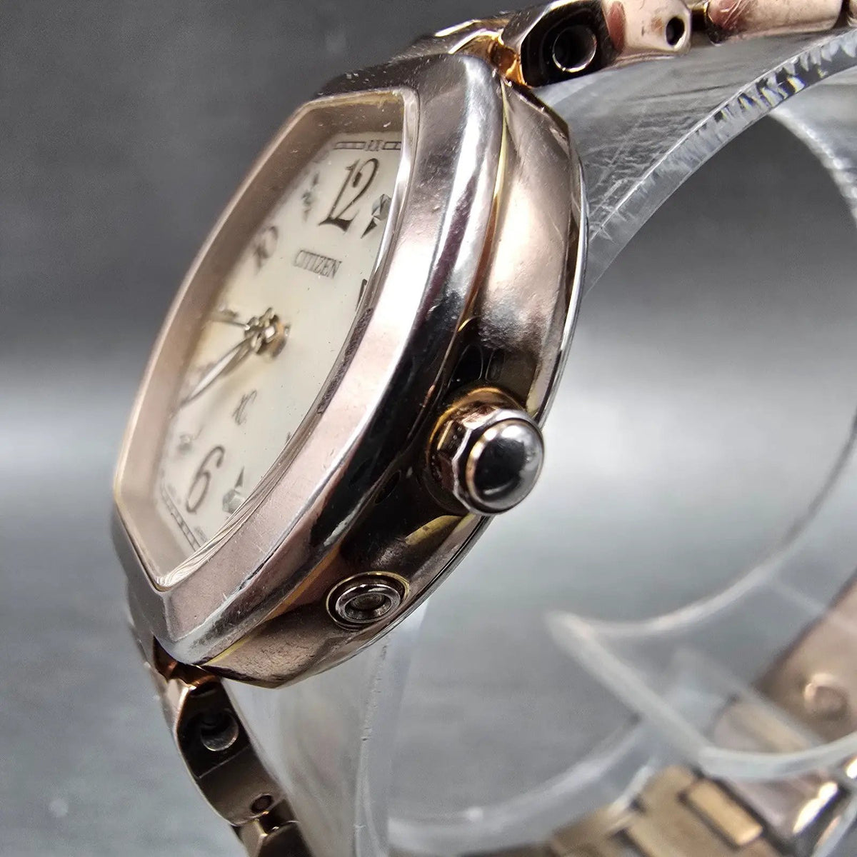 Citizen Eco-Drive XC Watch Women 23mm Cream Dial Rose Gold Date H058-T0191 PARTS3