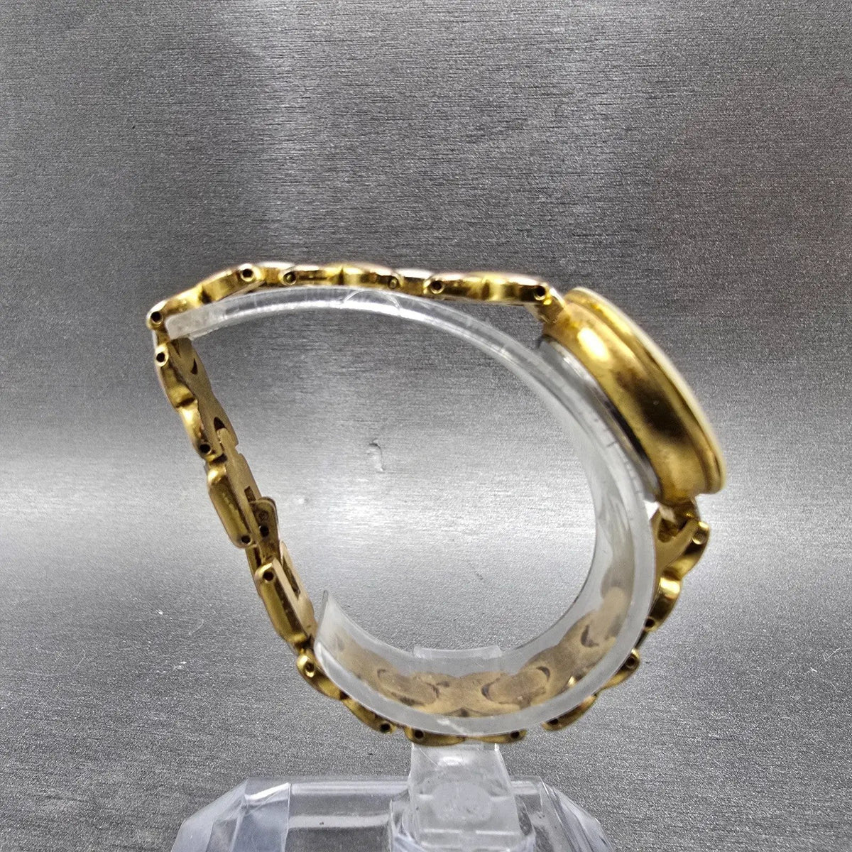 Elgin Watch Women 24mm MOP Dial Gold Tone Interchangeable Bezel New Battery8