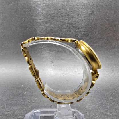 Elgin Watch Women 24mm MOP Dial Gold Tone Interchangeable Bezel New Battery8