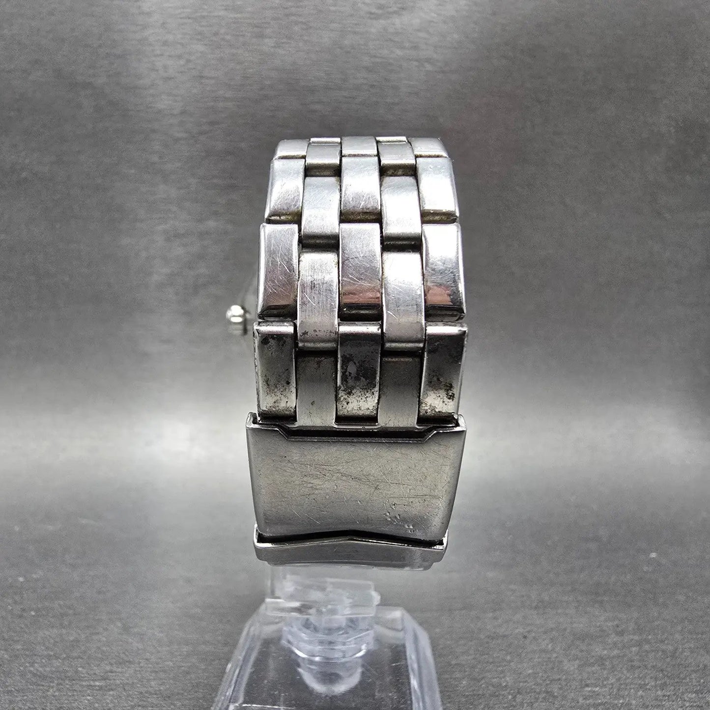 Bulova Harley Davidson Watch Men 40mm Silver Dial Silver Tone 76A12 New Battery7
