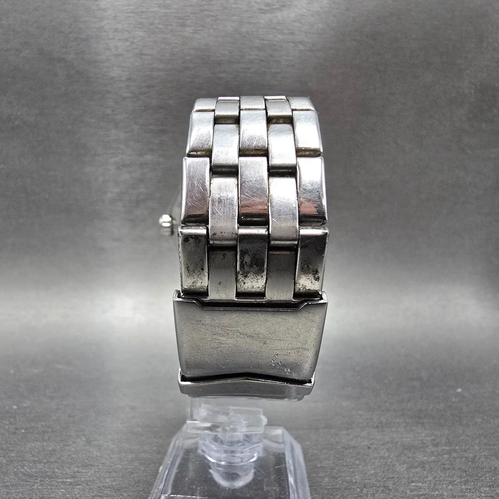 Bulova Harley Davidson Watch Men 40mm Silver Dial Silver Tone 76A12 New Battery7