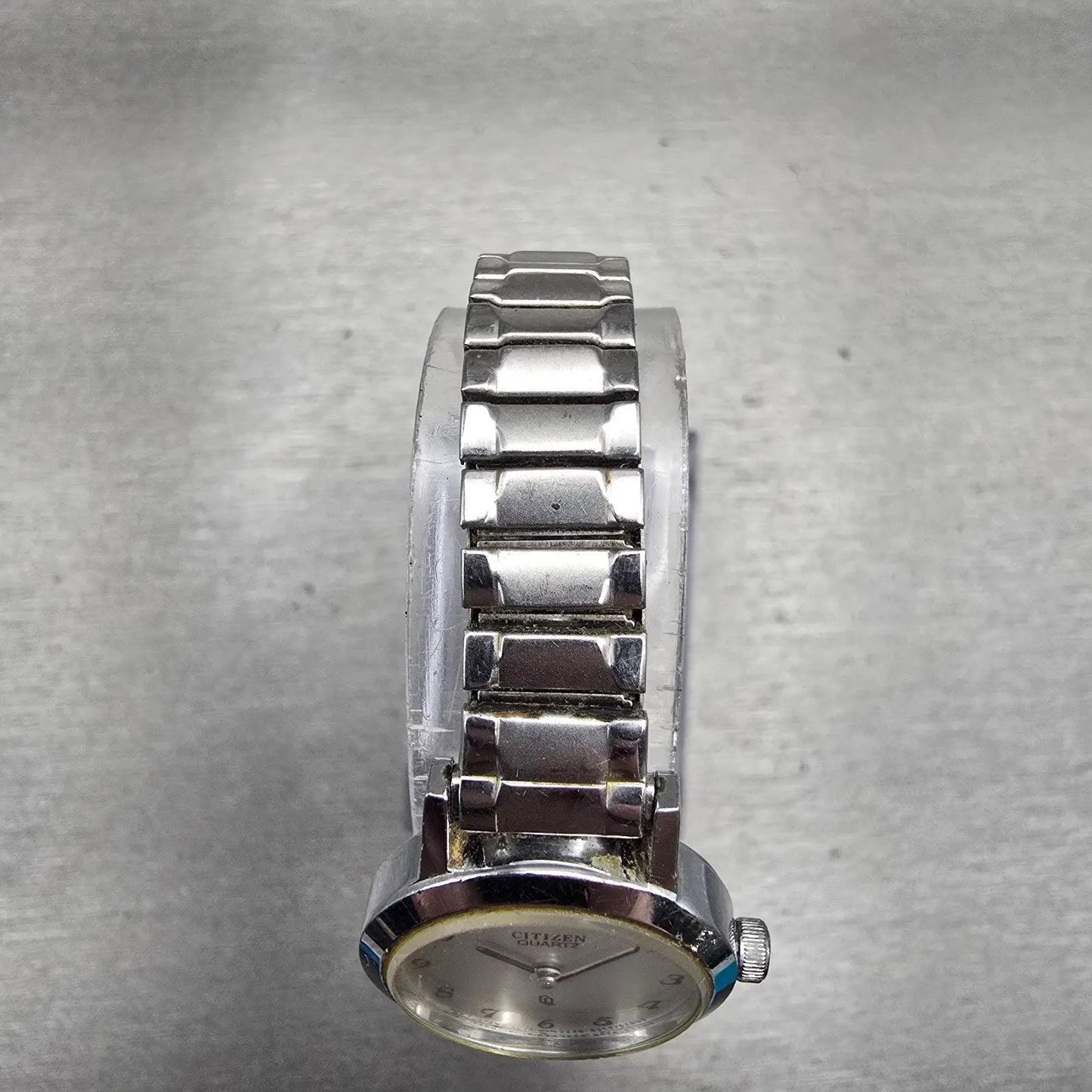 Citizen CQ Watch Women 21mm Silver Dial Silver Tone Round 3220-891236 New Batt4