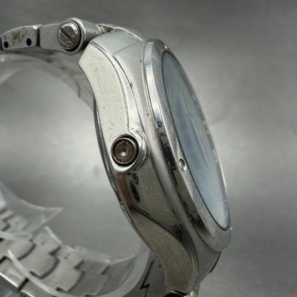 Seiko ALBA Roox Watch Men 46mm Blue Dial Steel Analog Digital P106-0AA0 New Batt3