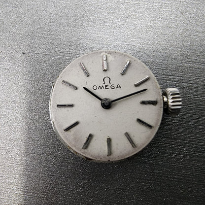 Omega Geneve Watch Women 17mm White Dial Stainless Steel Manual Wind Runs12