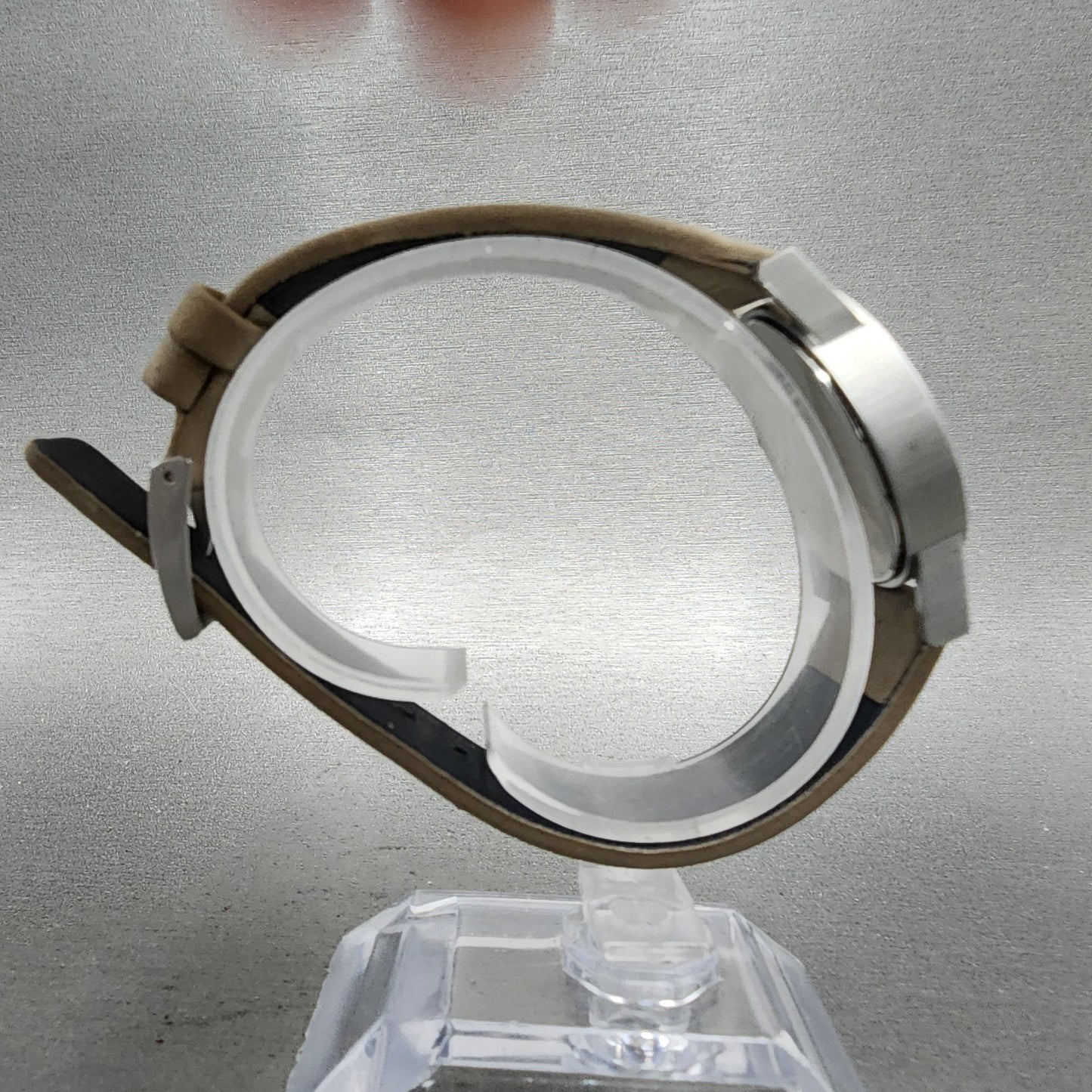 Calvin Klein Watch Women 30mm Brown Dial Silver Tone Round New Battery K71218