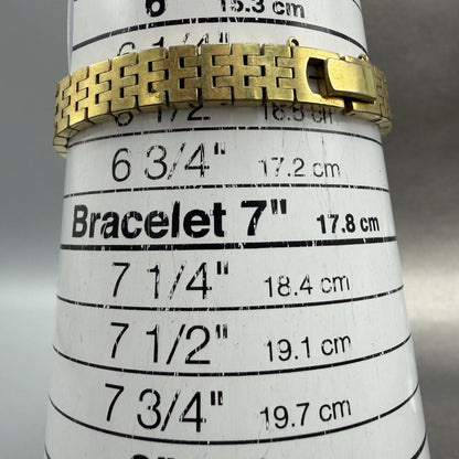 Seiko Digital Watch Women 23mm Gold Tone Month Date L012-4009 New Battery10