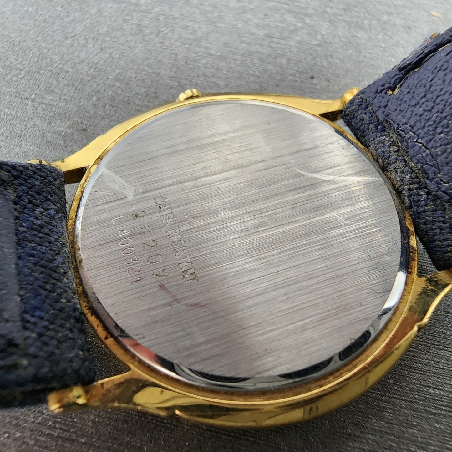 Waltham Watch Women 31mm Black Dial Gold Tone Round 26207 Vintage New Battery9