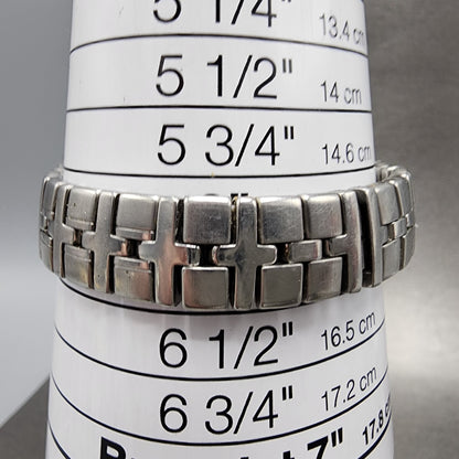 Raymond Weil Parsifal Tank Watch Women 19mm MOP Dial Steel Diamonds New Battery10