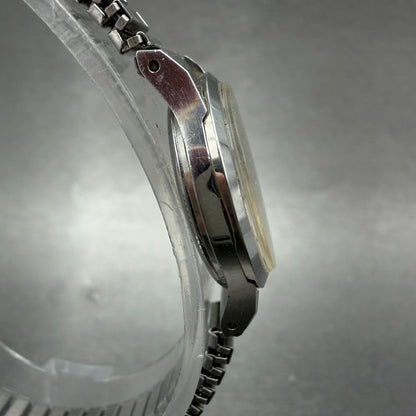 Seiko Watch Women 21mm Silver Dial Silver Tone Round 2220-0020 Manual Runs 4563