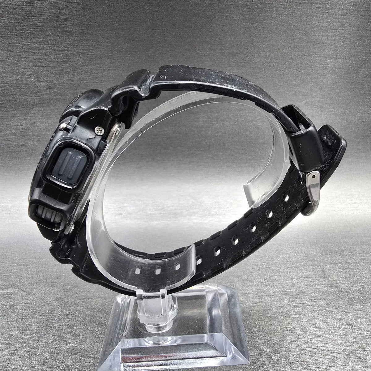 Casio G-Shock DW-9052V Watch Men 48mm Black Chrono Alarm Round READ! New Battery6