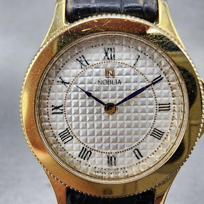 Citizen Noblia Watch Women 24mm White Dial Gold Tone Round READ!!! 4420E410491