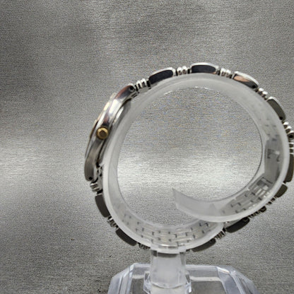 Longines Laureate Watch Women 25mm Silver Dial Two Tone Date Round New battery6