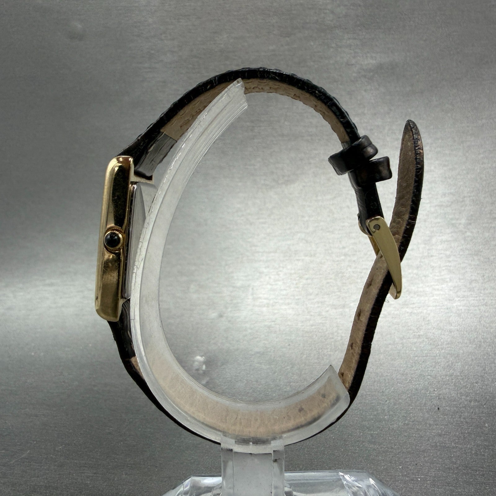 Seiko Tank Watch Women 18mm White Dial Gold Tone Rectangle 1N01-0LK0 New Battery6