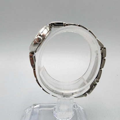 Seiko Watch Women 21mm White Dial Silver Tone Round 1N01-0PK0 New Battery