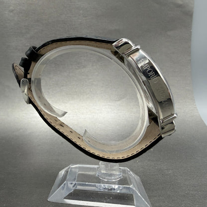 Emporio Armani Watch Men 41mm Black Dial Silver Tone Round AR-0263 New Battery8