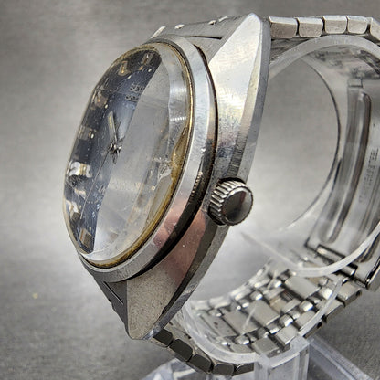 Seiko Lord Matic Watch Men 36mm Blue Dial Silver Tone Daydate 56067231 PARTS3