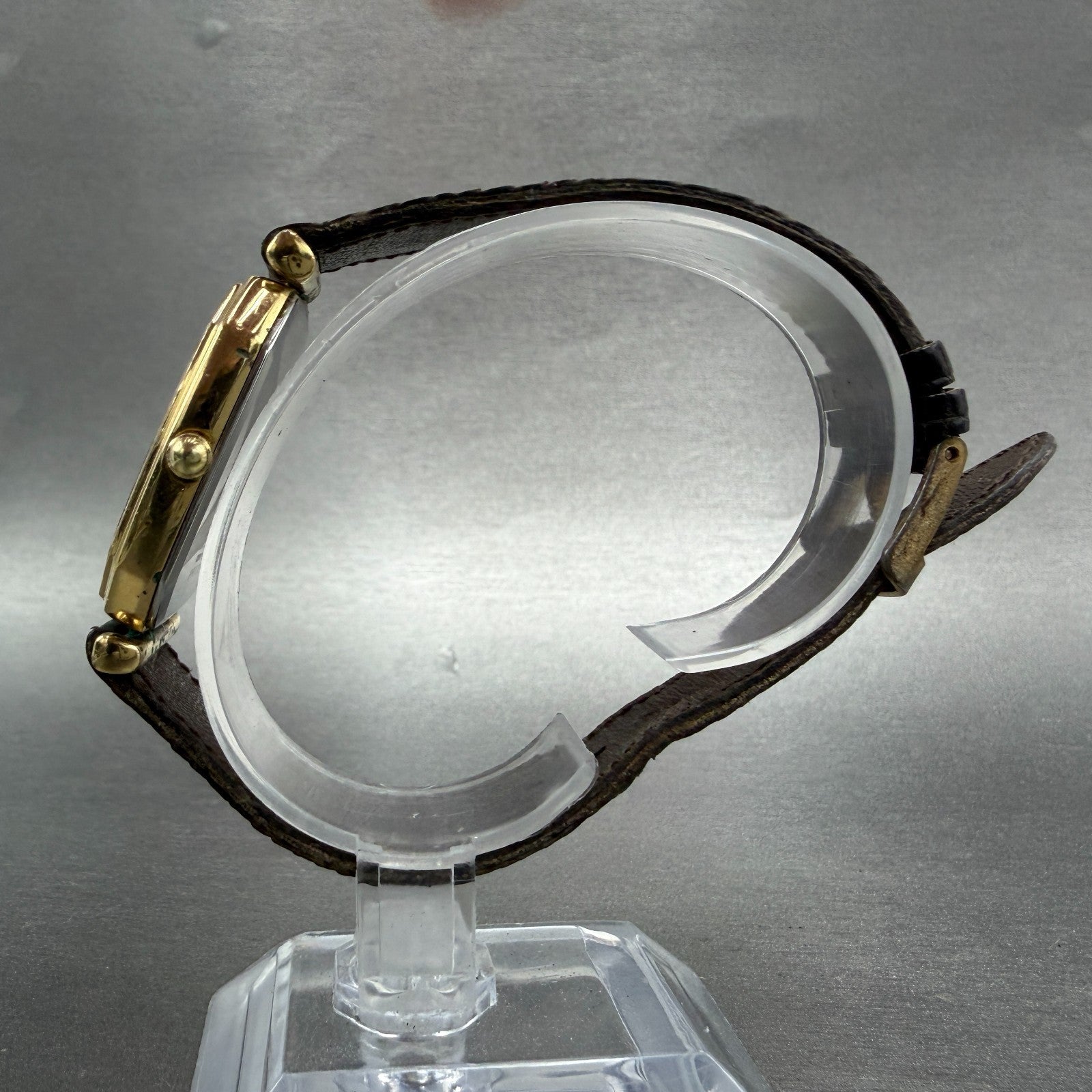 Seiko Watch Men 29mm Champagne Dial Gold Tone Oval 7800-5349 New Battery Vintage6