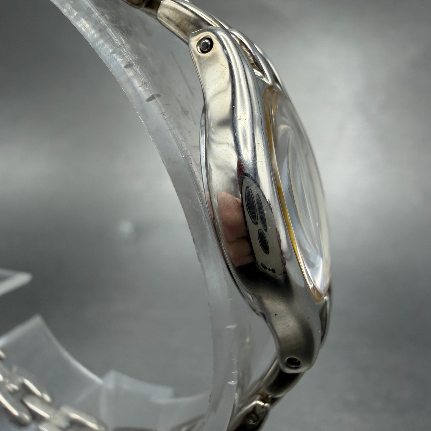 Citizen Opus Watch Women 21mm Cream Dial Silver Tone Oval 5431-H09505 New Batt3