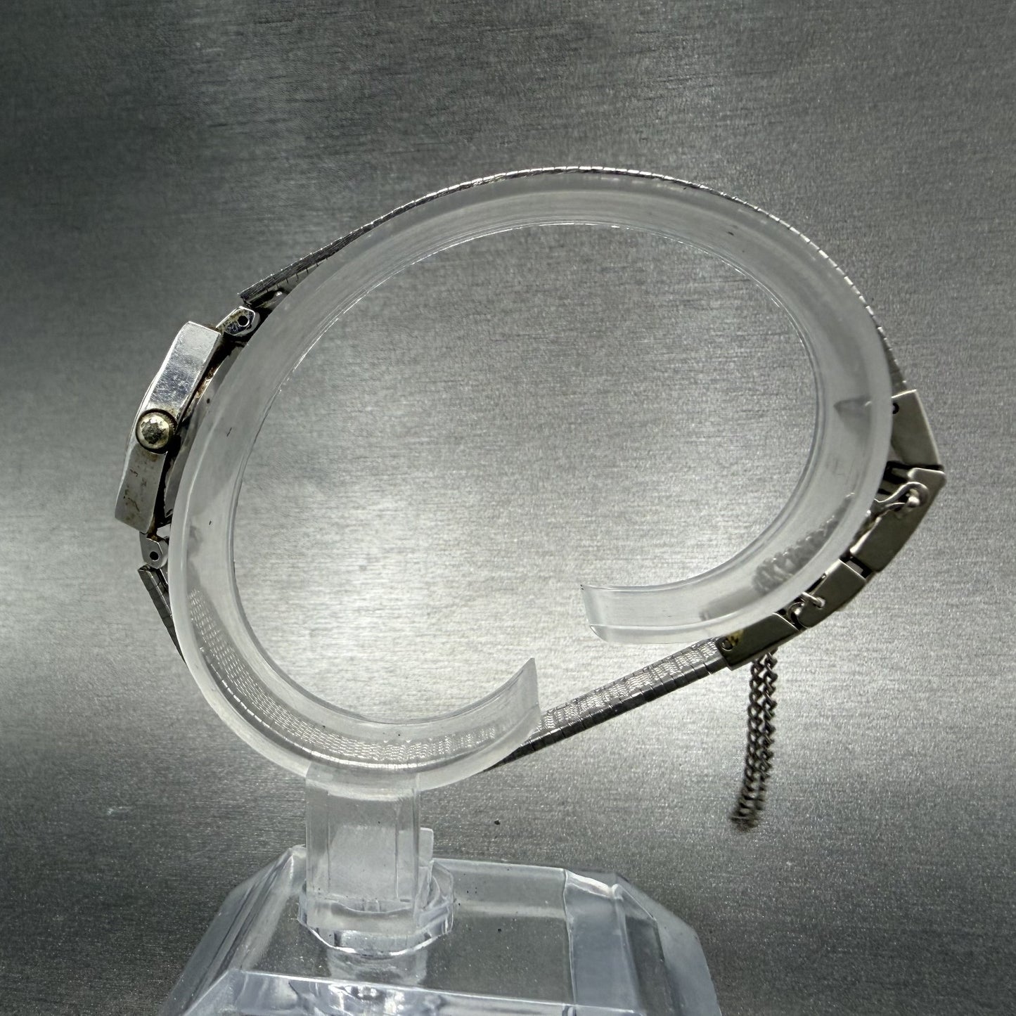 Seiko Watch Women 17mm Silver Dial Two Tone Round 5420-0129 New Battery VTG ATD6