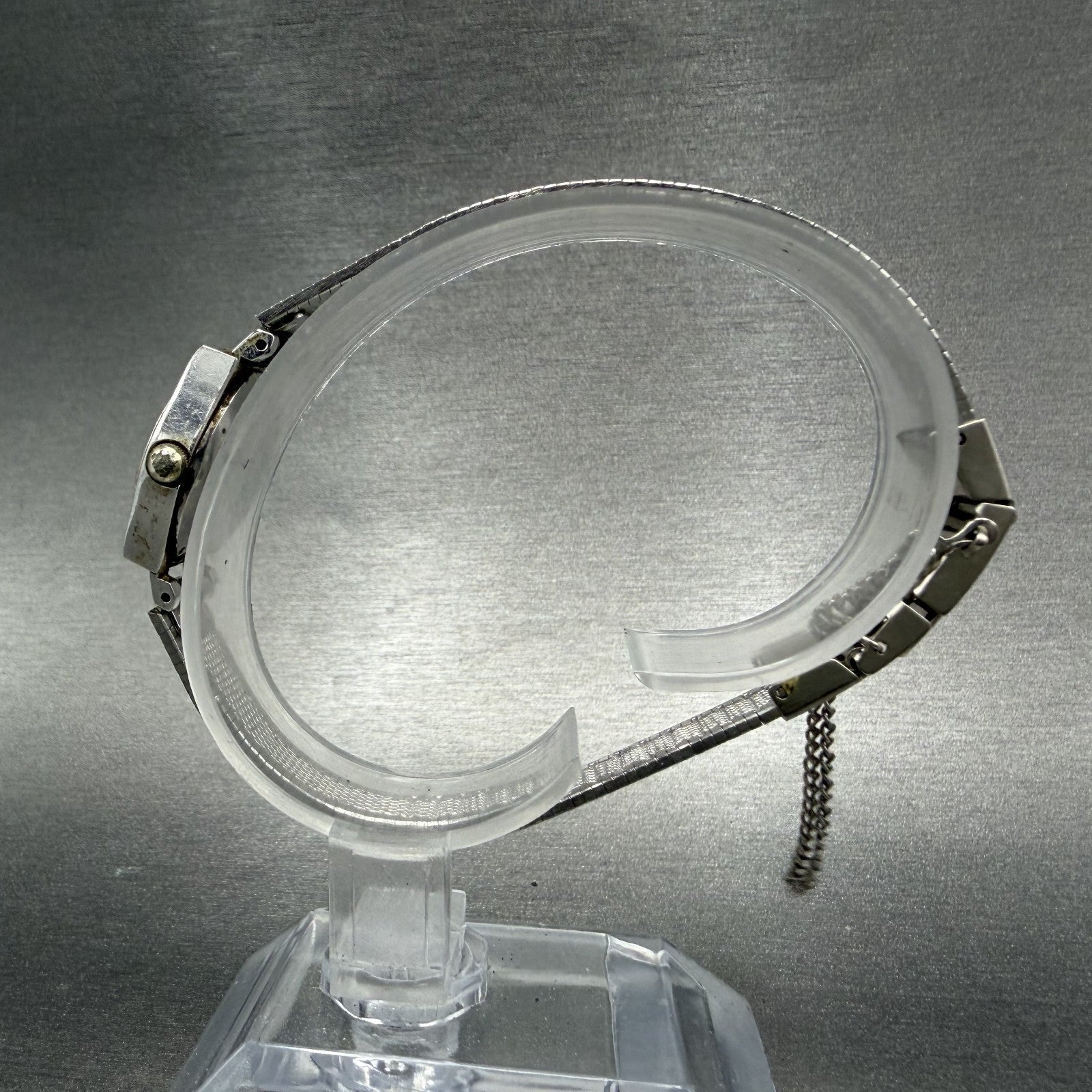 Seiko Watch Women 17mm Silver Dial Two Tone Round 5420-0129 New Battery VTG ATD6