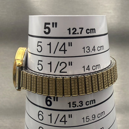 Seiko Watch Women 22mm White Dial Gold Tone Round 7321-0100 New Battery9