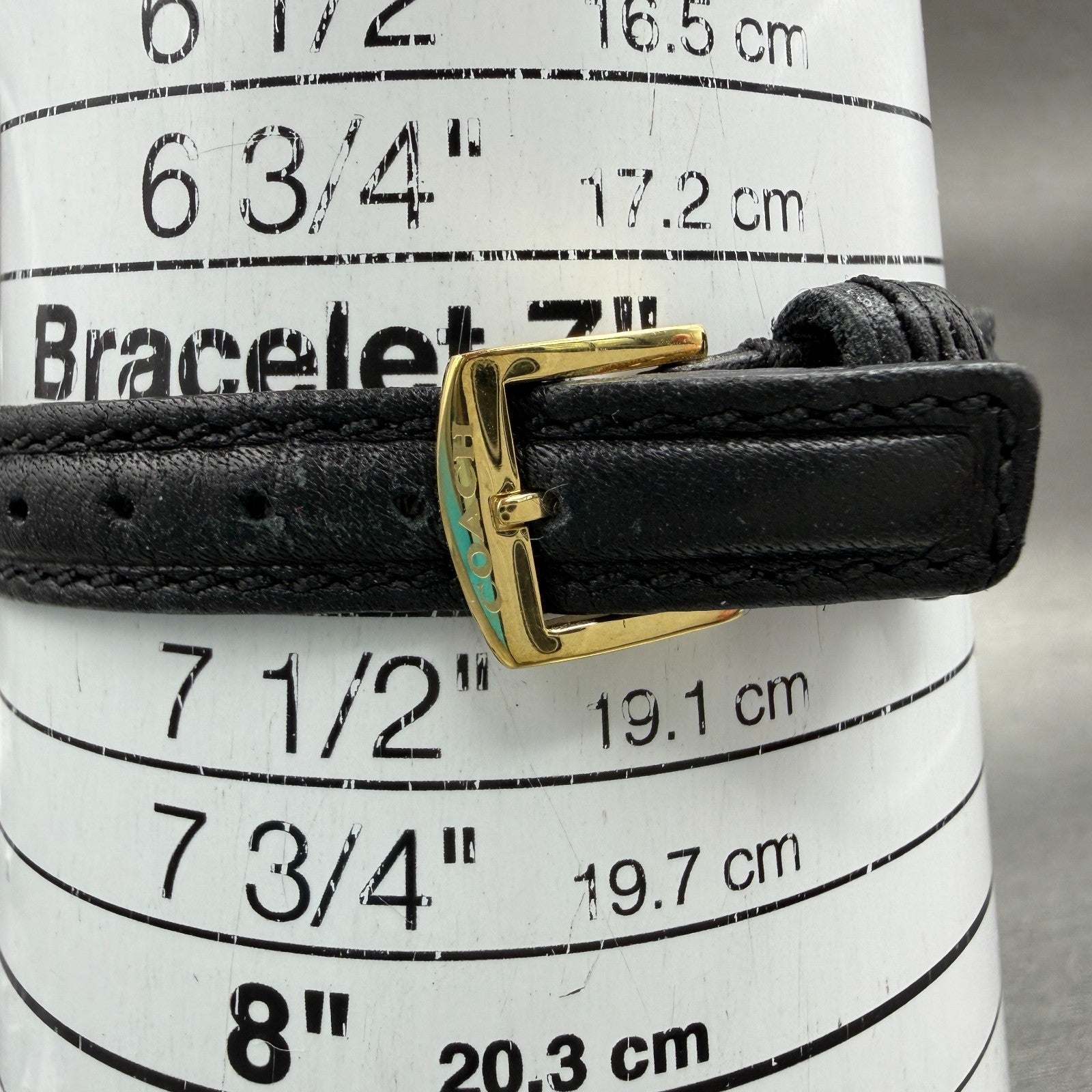 Coach Tank Watch Women 17mm White Dial Gold Tone Rectangle 0312 New Battery10